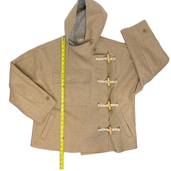 Free People Slouchy Hooded Duffle Coat - Picture 8 of 12